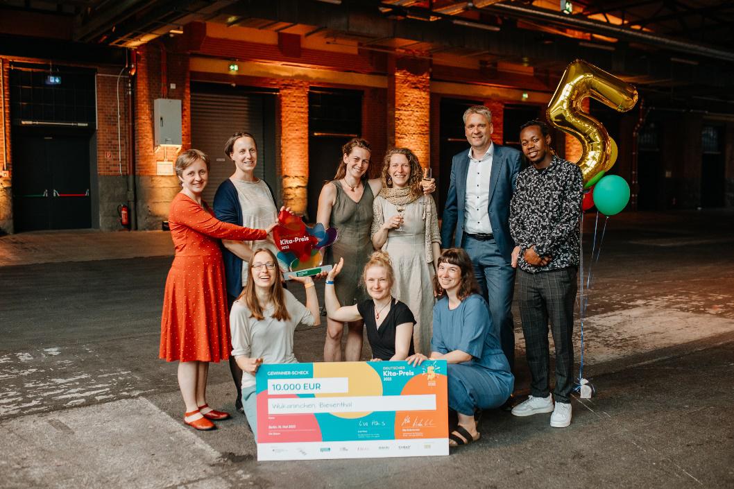Grund zum Feiern: Deutscher Kita-Preis 2022
