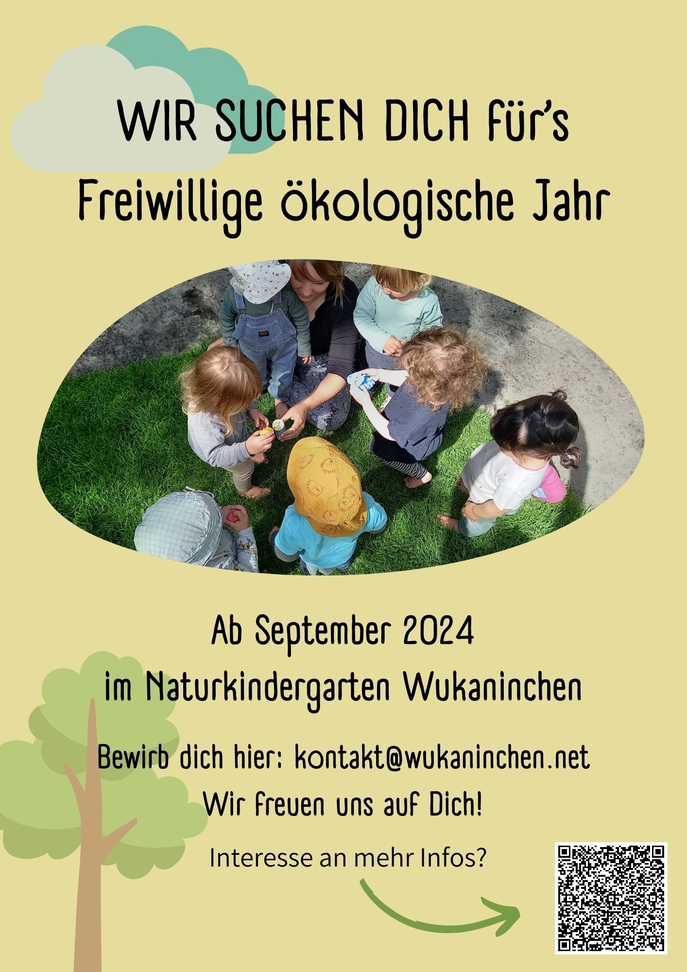 Wir suchen Freiwillige für ein ökologisches Jahr!